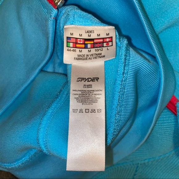 Spider core fleece hoody, blue, size medium - Picture 5 of 5